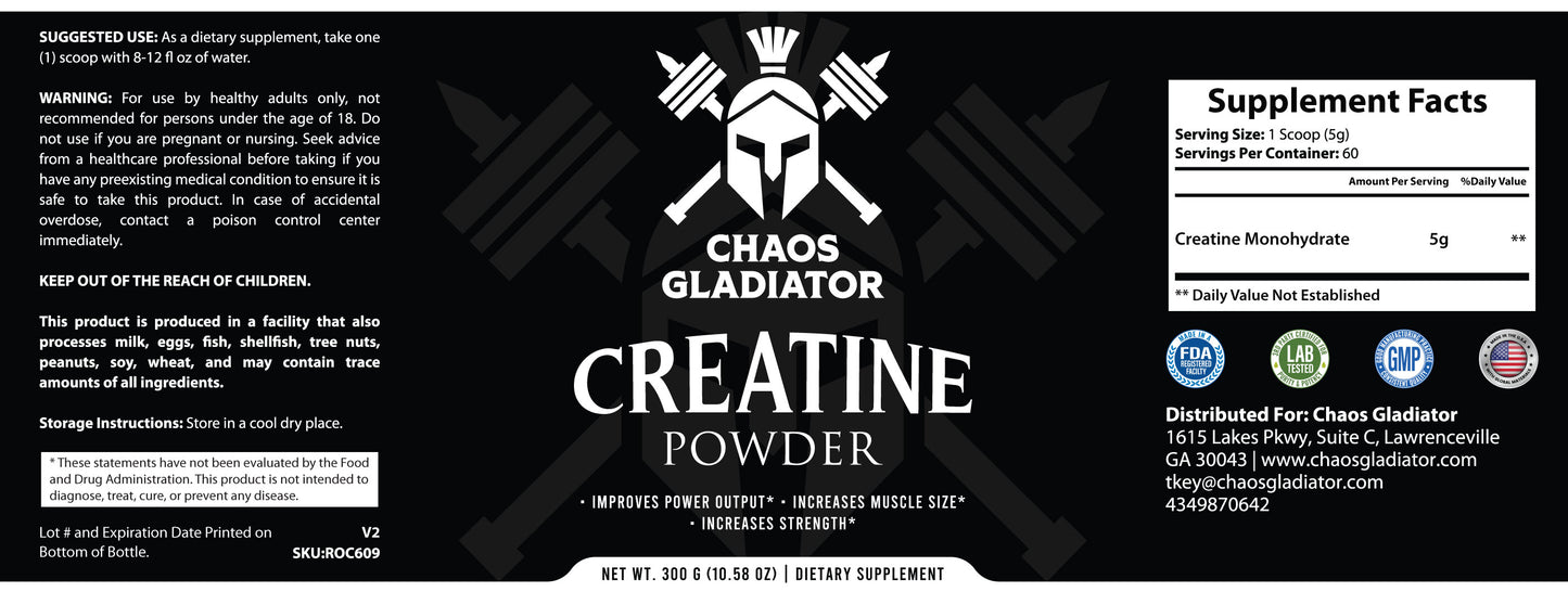 CHAOS CREATINE POWDER