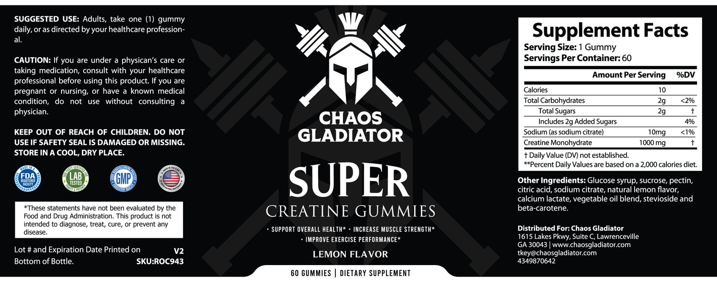 SUPER CREATINE GUMMIES
